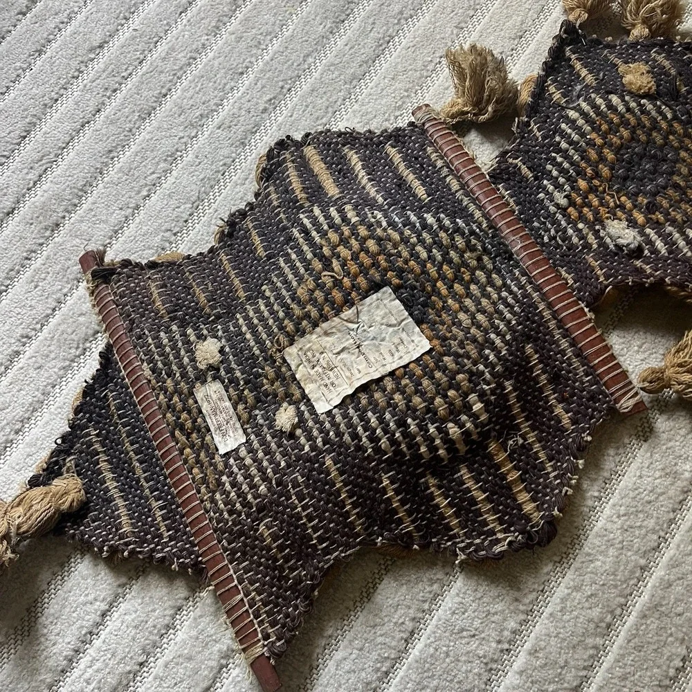 RARE VTG 1977 DON FREEDMAN Woven Fiber Tapestry Hanging MCM
